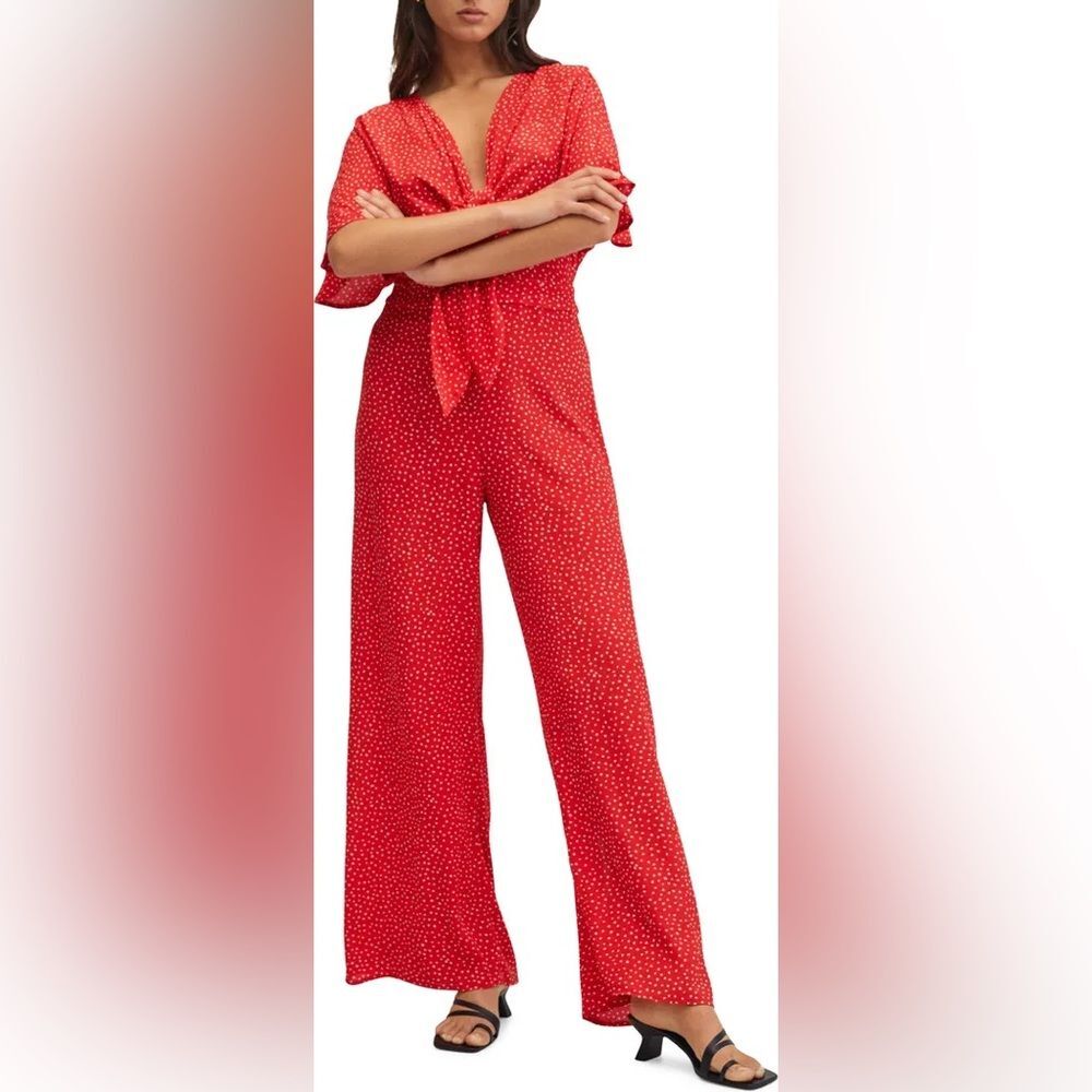 MANGO polka dot jumpsuit
